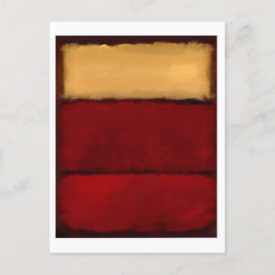 Mark Rothko Kunst im digitalen Stil 2 Postkarte