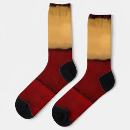 Mark Rothko Kunst im digitalen Stil 2 Socken