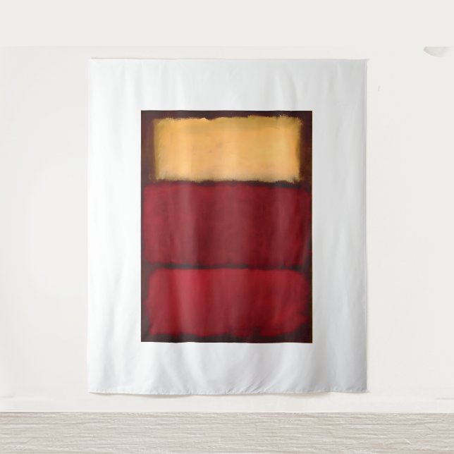 Mark Rothko Kunst Wandteppich (Vorderseite)