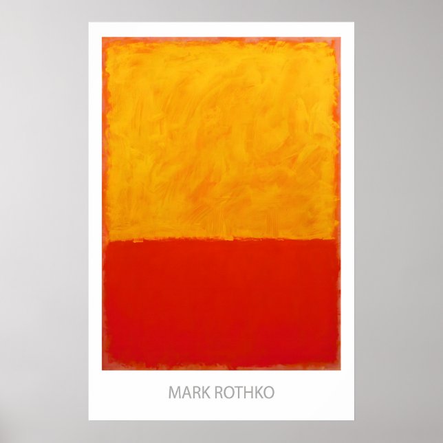Mark Rothko Kunstdruck Abstrakter Expressionismus Poster (Vorne)