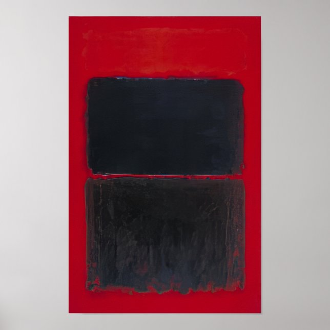 Mark Rothko - Light Red Over Black - 1957 Poster (Vorne)