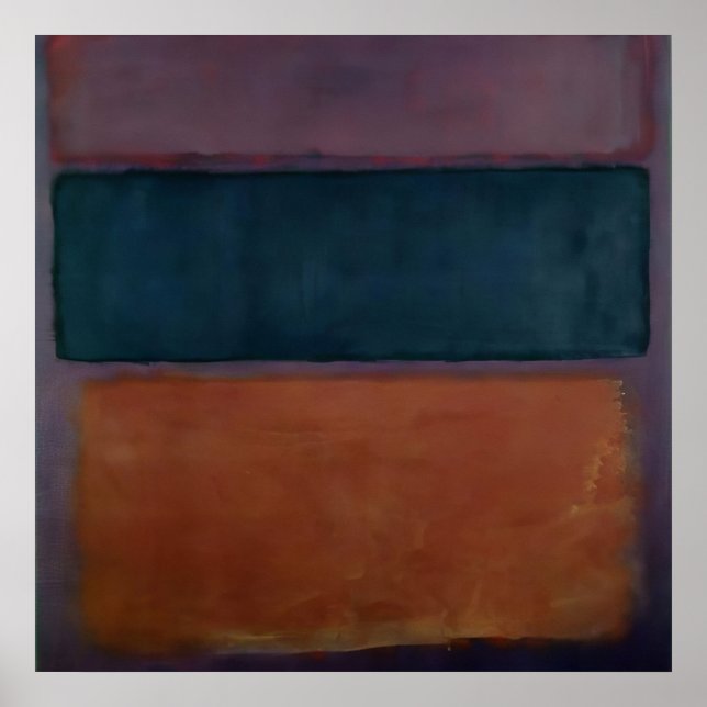 Mark Rothko - Ohne Titel - 1963 Poster (Vorne)