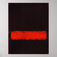 Mark Rothko - Schwarz, Rot und Schwarz - 1968