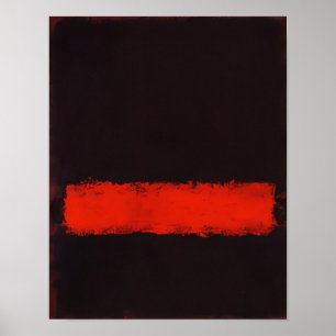 Mark Rothko - Schwarz, Rot und Schwarz - 1968 Poster