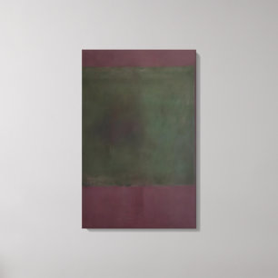 Mark Rothko - Unbenannt nach Green am Maroon - 196 Leinwanddruck