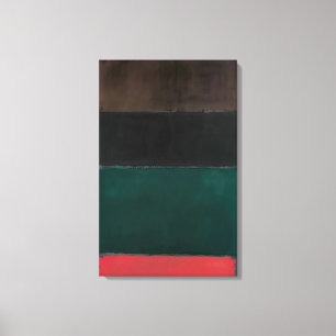 Mark Rothko - Unbenannt nach Rot-Braun, Schwarz, G Leinwanddruck