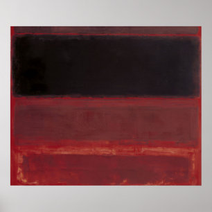 Mark Rothko - Vier Dunkle in Rot - 1958 Poster