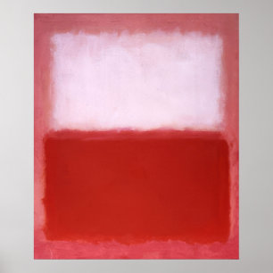 Mark Rothko - Weiß über Rot - 1957 Poster