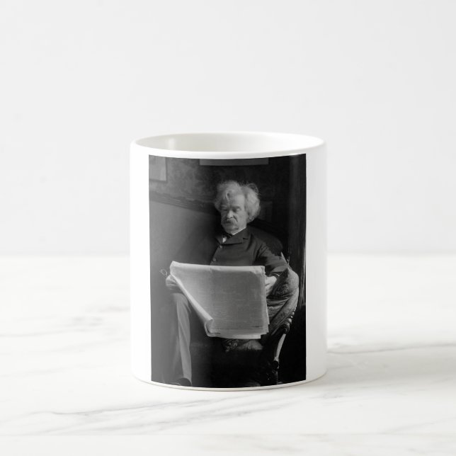 Mark Twain - amerikanischer Autor und Humorist Tasse (Mittel)