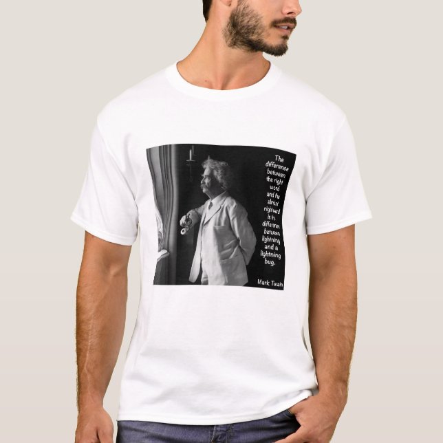 Mark Twain - Blitz-Wanzen-T - Shirt (Vorderseite)