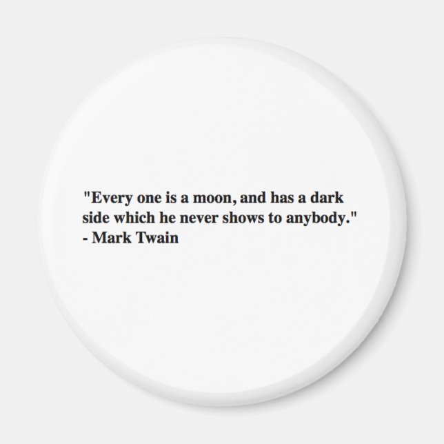 Mark Twain Magnet (Vorne)