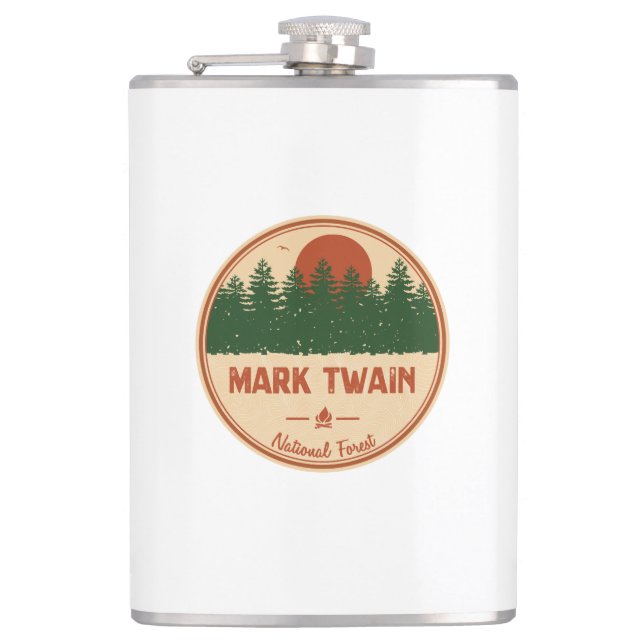 Mark Twain National Forest Flachmann (Vorderseite)