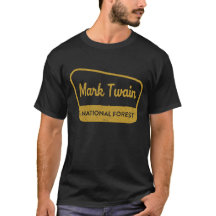 Mark Twain National Forest Vintag Inspiriert Zeich