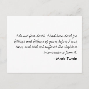 Mark Twain Postkarte