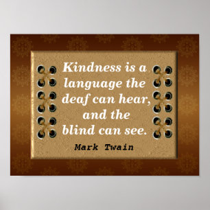 Mark Twain quotes Poster