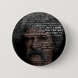 Mark Twain (Schriftbild) Button