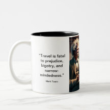 Mark Twain Tasse für Zitat