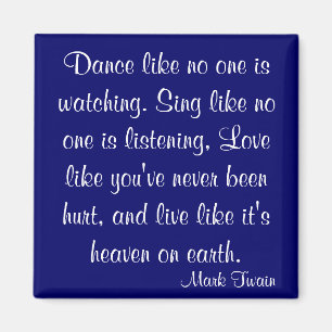 Mark Twain Zitat Magnet