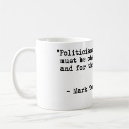 Mark- Twainkaffee-Tasse - Politiker-u. Kaffeetasse
