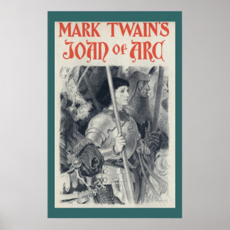 Mark Twains Joan of Arc Poster