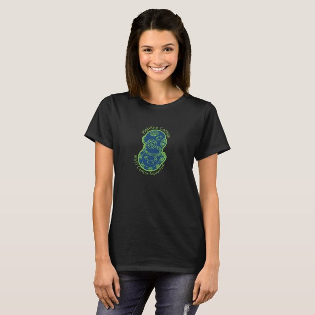 Mark V Helm Logo (Blau) T-Shirt (Vorne ganz)