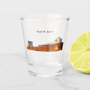 Mark W. Barker Schussglas Schnapsglas