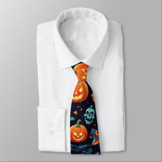 markante Halloween Icons-Krawatte Krawatte