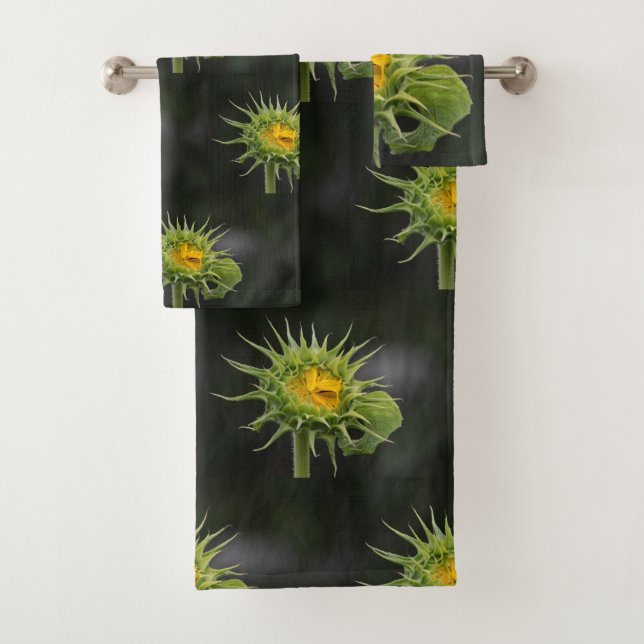 markante Sonnenblume Badhandtuch Set (Insitu)