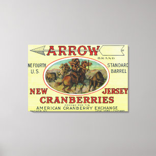 Marke Arrow Cranberry Leinwanddruck