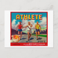 Marke Athlete Citrus Crate Label