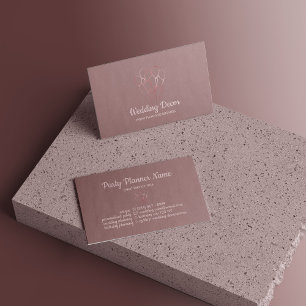 Marke Balloon Rose Gold Aesthetic Event Plane Visitenkarte