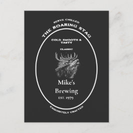 Marke, brüchiger Tag, kundenspezifisch Postkarte