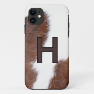 Marke des Buchstabe-H auf Rindlederdruck iphone 5 Case-Mate iPhone Hülle