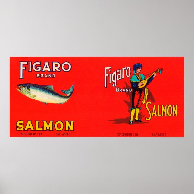 Marke Figaro Lachs Poster (Vorne)