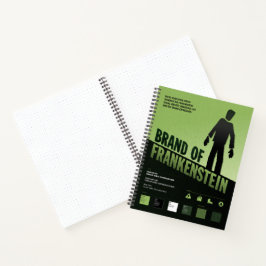 Marke Frankenstein - Vintages Filmplakat - Notizbuch