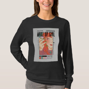 Marke für asiatische Make-up-Girl T-Shirt
