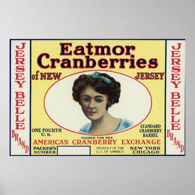 Marke Jersey Belle Eatmor Cranberries Poster (Vorne)