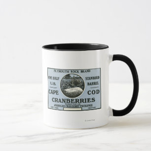 Marken-Moosbeeraufkleber Cape Cods Plymouth Rock Tasse