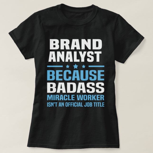 Markenanalyst T-Shirt (Design vorne)