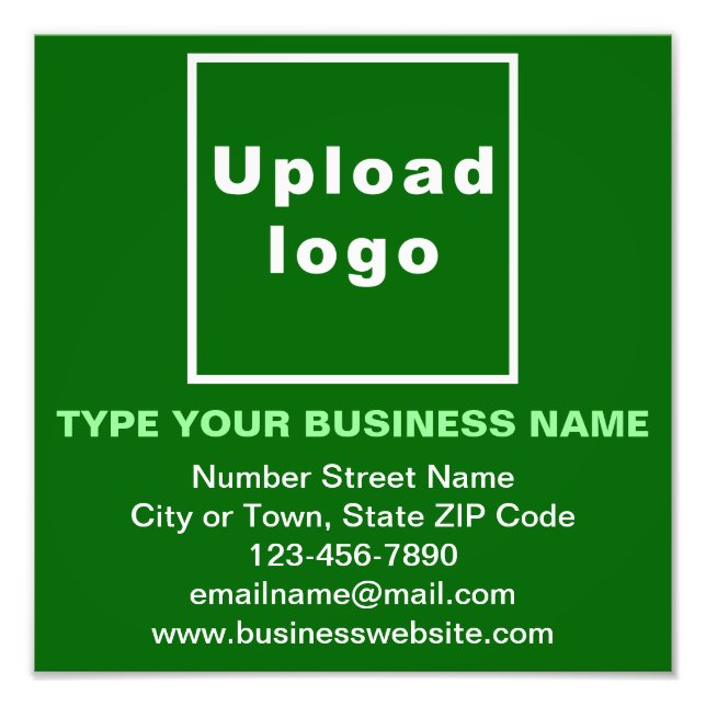 Markenbezeichnung auf dem Foto "Green Square" (Vorne)