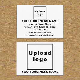 Markenbezeichnung auf der White Rectangle Enclosur Begleitkarte