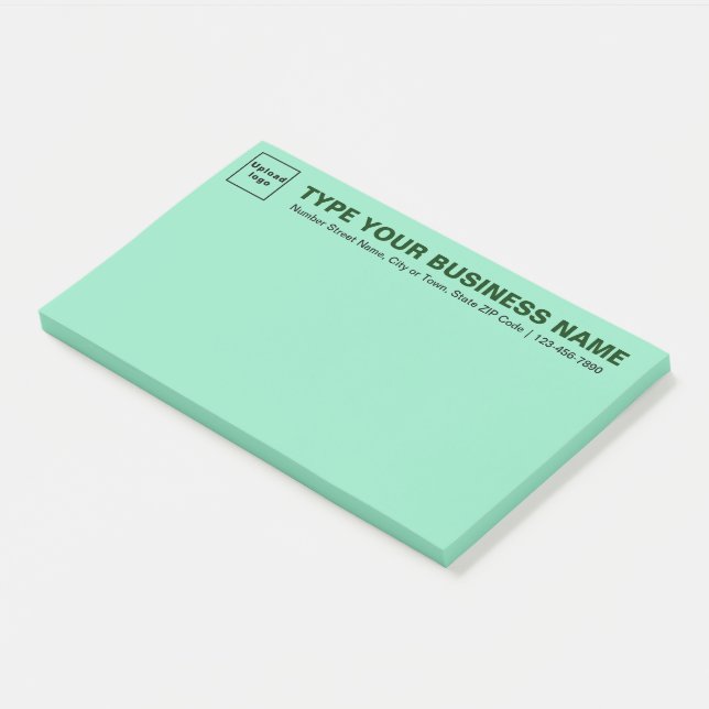 Markenbezeichnung für Aquamarine grüne Großunterne Post-it Klebezettel (angewinkelt)