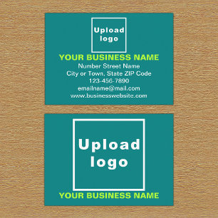 Markenbezeichnung für Aquamarines grünes Rechteck Begleitkarte