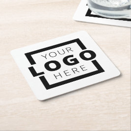 Markenbezeichnung für benutzerdefiniertes Farbwerb Rechteckiger Pappuntersetzer