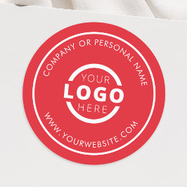 Markenbezeichnung für benutzerdefiniertes Farbwerb Runder Aufkleber