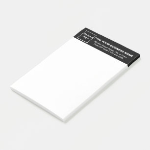 Markenbezeichnung für "Black Heading of Long" Post-it Klebezettel