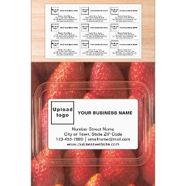 Markenbezeichnung für das Label "White Rectangle A Etiketten