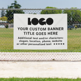 Markenbezeichnung für Graufirmen im Außenbereich 6 Banner