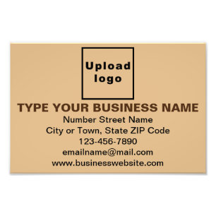 Markenbezeichnung für hellbraunes Rechteck Fotodruck