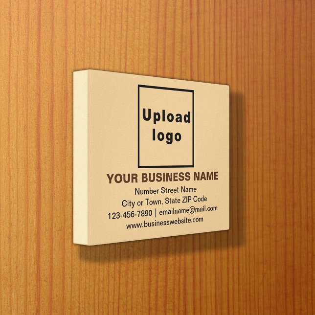 Markenbezeichnung für hellbraunes Rechteck Leinwanddruck (Von Creator hochgeladen)